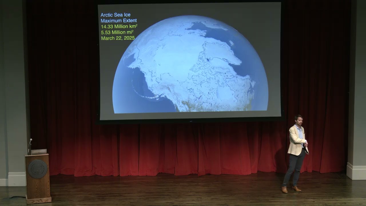 Dr. Nick Pilfold, Harbingers of a Warming World, Chan-Norris Distinguished Scholars Lecture Series