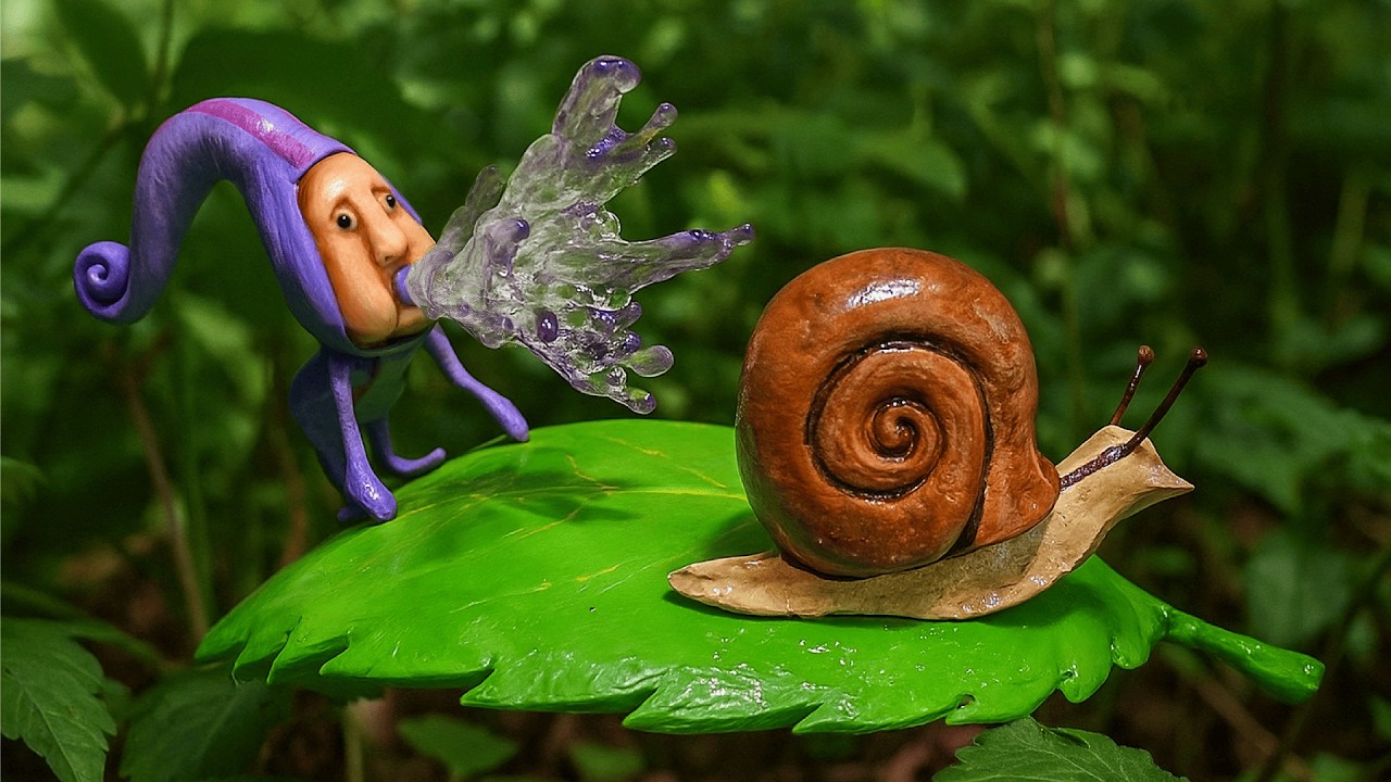 【こびとづかん】奇妙なこびと ヘイヘイマイマイ 粘土で作ってみた【工作】 | miniature dwarf / polymer clay