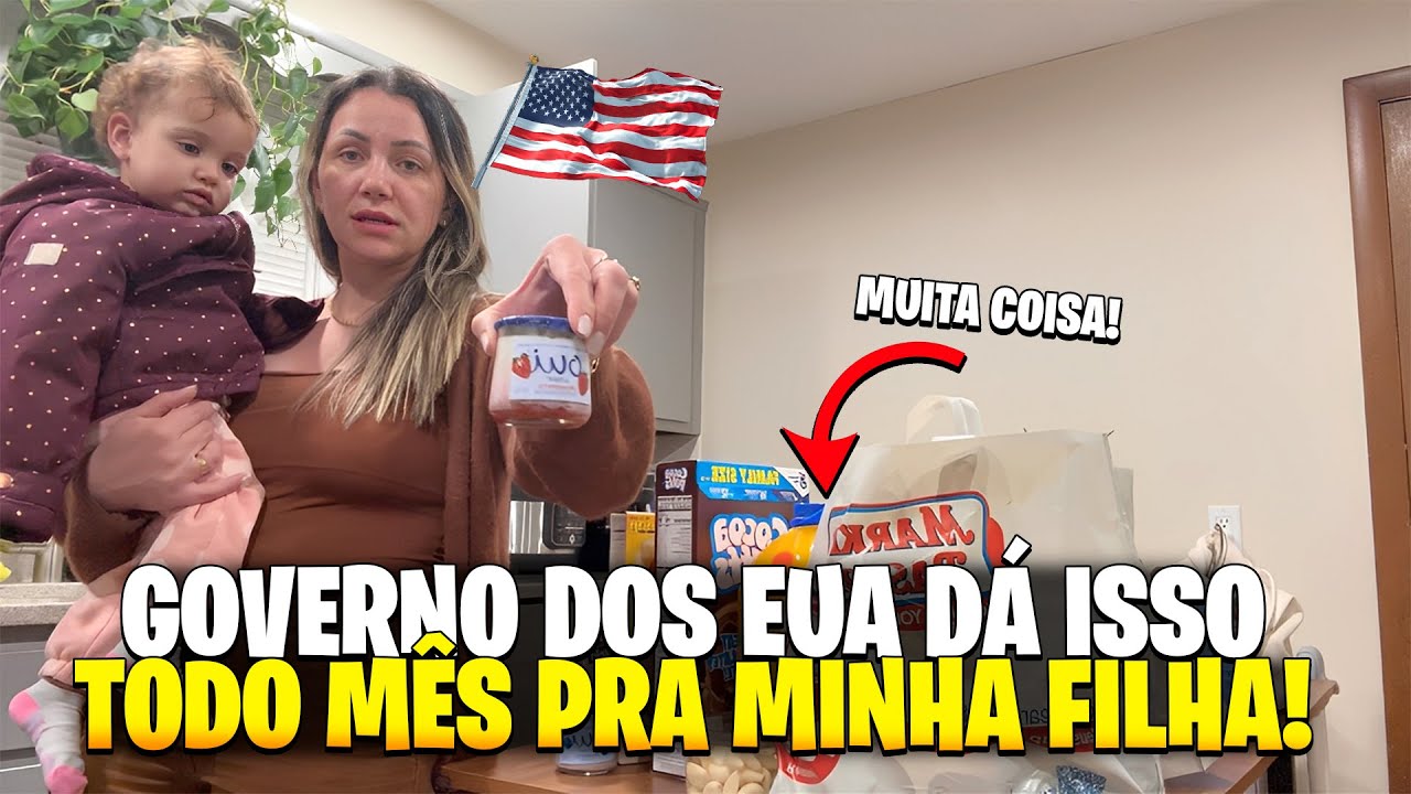 TUDO O QUE EU GANHO DE GRA&Ccedil;A PRA MINHA BEB&Ecirc; DE 1 ANO NOS USA 🍼🇺🇸