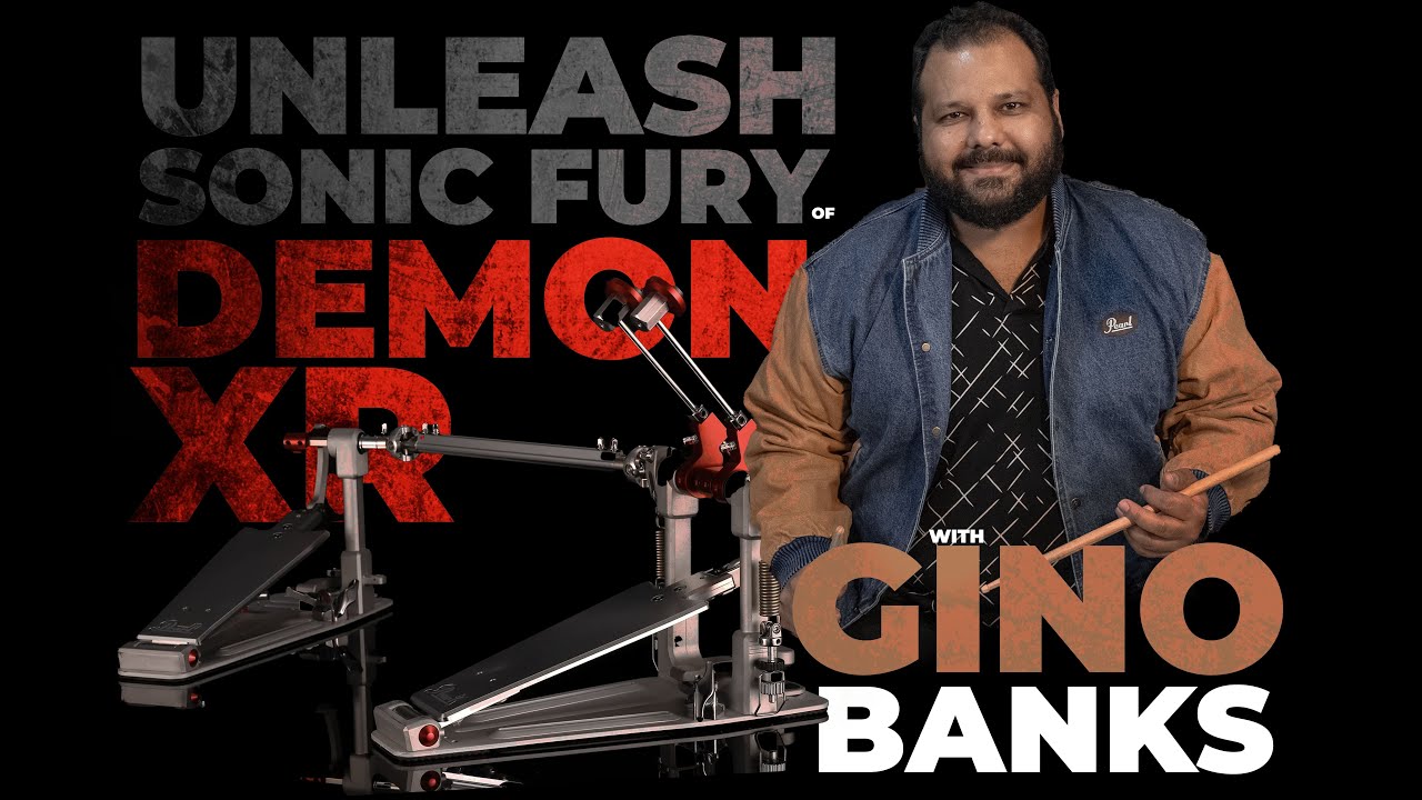 Gino Banks Reviews and Plays the New Pearl Demon XR Double Bass Pedal