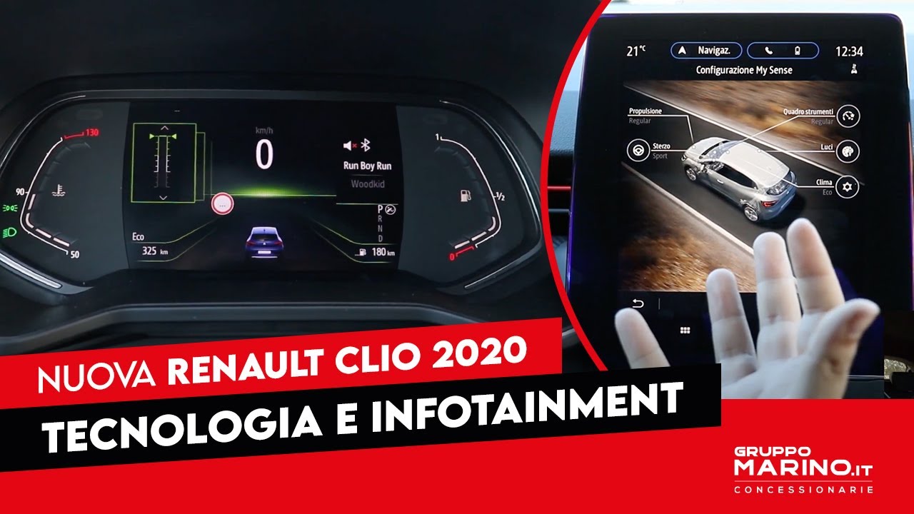 Nuova Renault Clio 2020 - Tecnologia e Infotainment