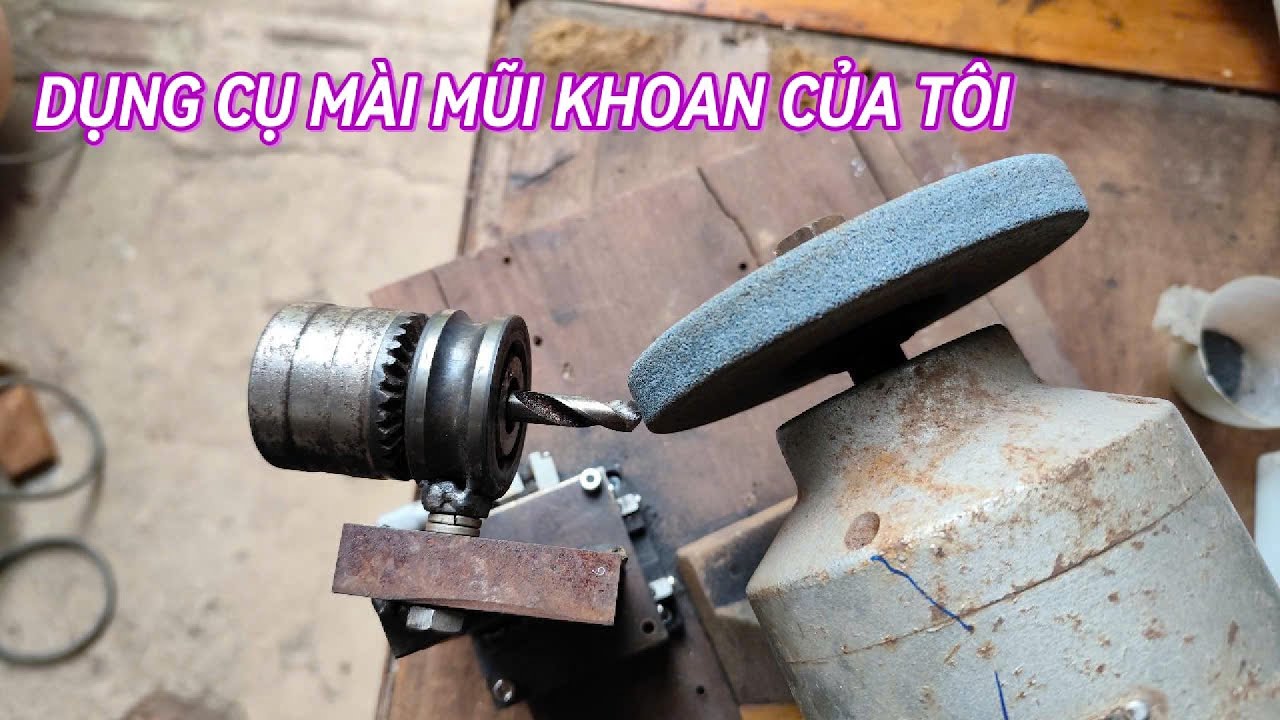 TOPANDTOP CÁCH TÔI LÀM DỤNG CỤ MÀI MŨI KHOAN #diy #CÁCHMÀIMŨIKHOAN