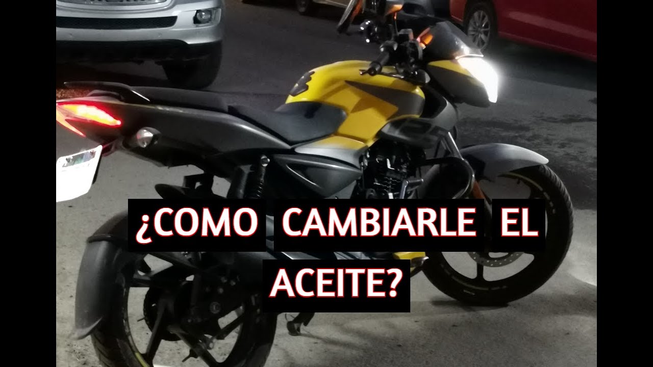 Servicio moto / Pulsar NS 125 (rouser) / Cambio de aceite y filtro
