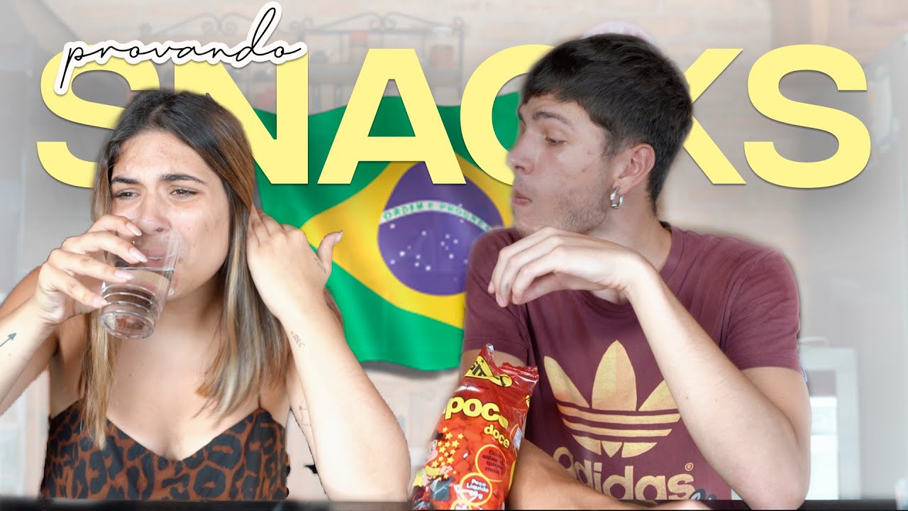 TRYING BRAZILIAN SNACKS c/ o Viny (o vídeo mais engraçado do meu canal) | Catarina Filipe