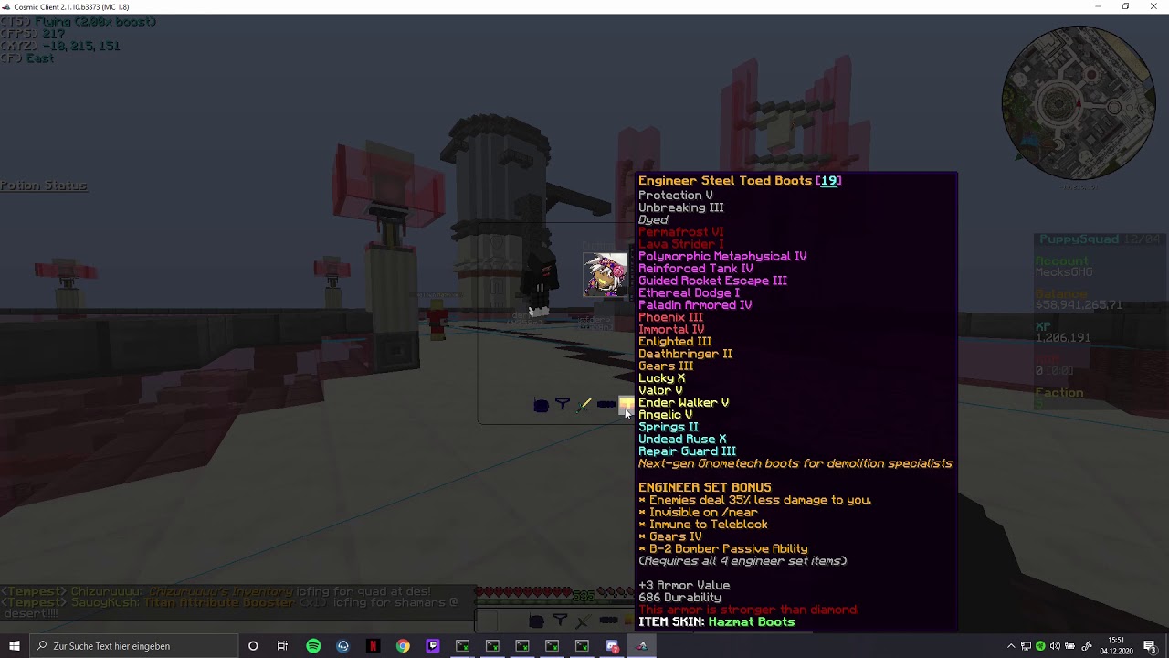 Omni set giveaway on DecimateMC (CosmicPVP Test)