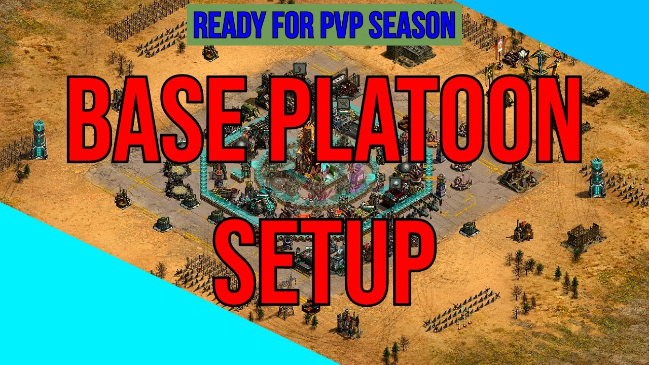 War Commander: Base Platoon Setup (Ready For PvP Season)