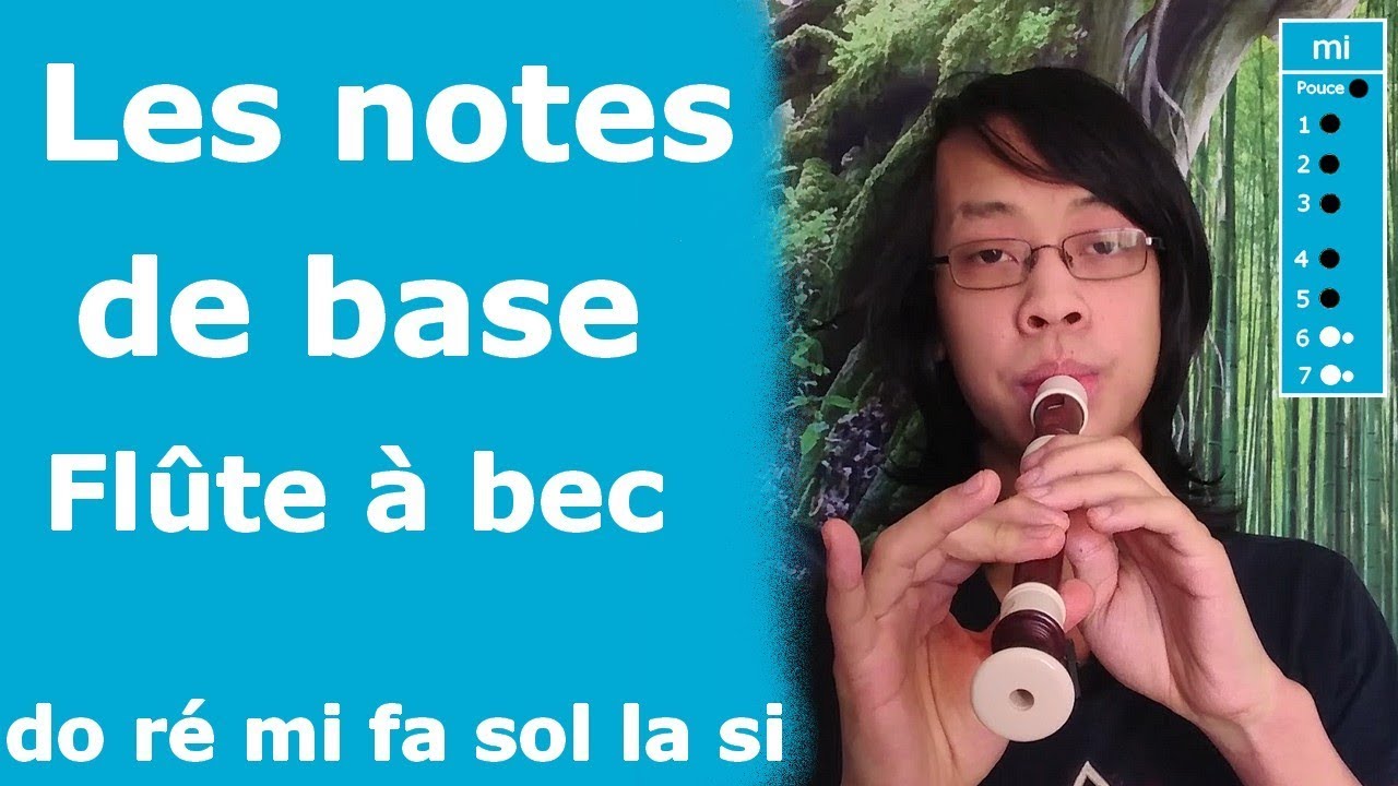 Comment jouer les notes de base &agrave; la fl&ucirc;te &agrave; bec? 🎵Tuto Flute 3🎵