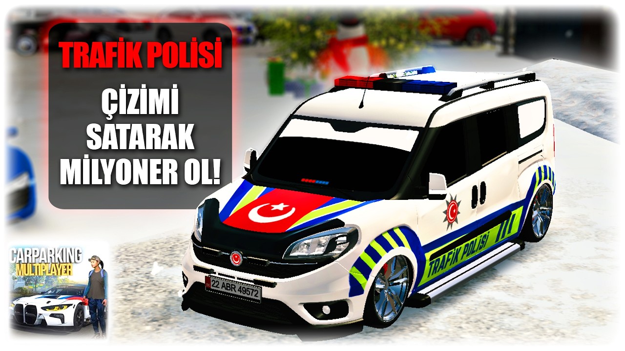 DOBLO ARTIK TRAFİK POLİSİ ÇİZİMLİ! 4.SEZON 12.BÖLÜM | Car Parking Multiplayer 1