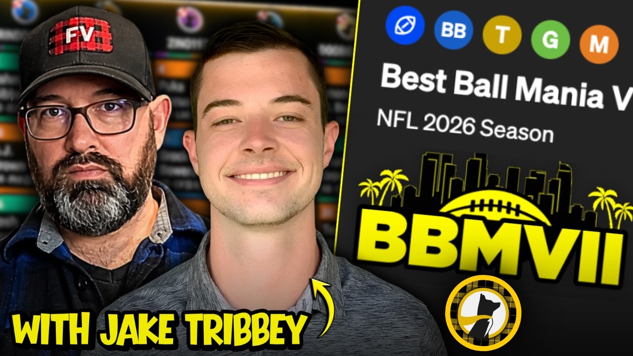 Jake Tribbey On ADP Risers, WR Tiers, and Late Round RBs | Best Ball Whenever ep 11