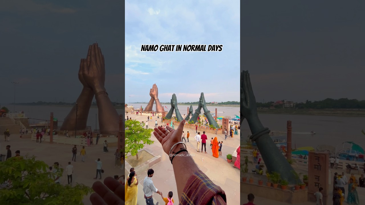 Namo Ghat After Flood 😱 Varanasi Flood update 2025 🚨 #varanasi #namoghat #flood #banaras
