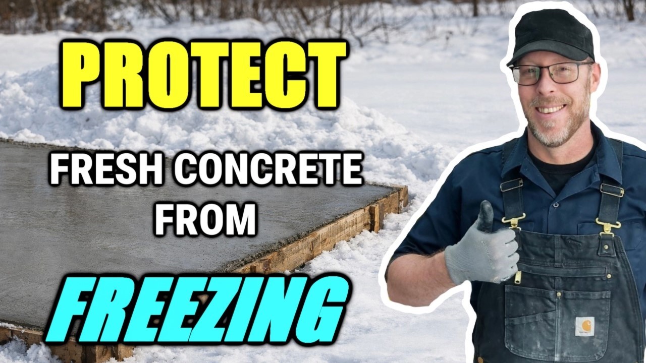 How to Protect Freshly Poured Concrete in Cold Weather