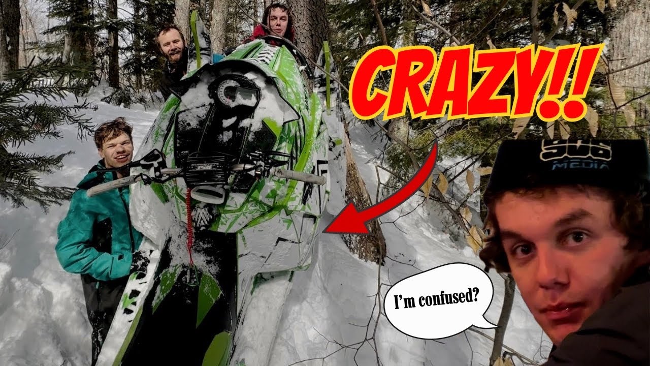 Backcountry Snowmobiling in Upper Michigan!