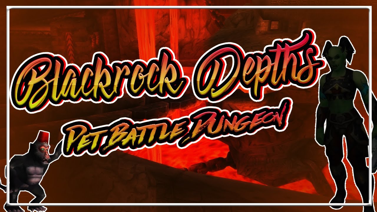 Blackrock Depths Pet Battle Dungeon Guide│Battle for Azeroth