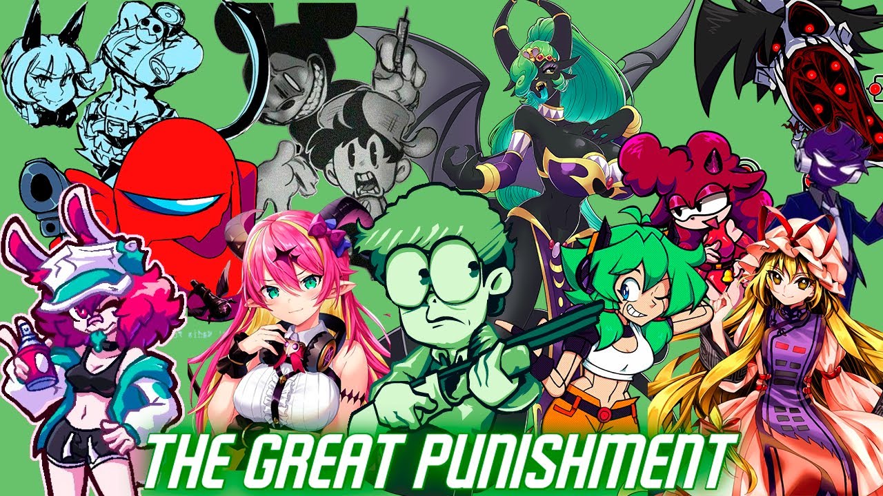 The Great Punishment but Different Characters Sing It  (FNF TGP but Everyone Sings It)