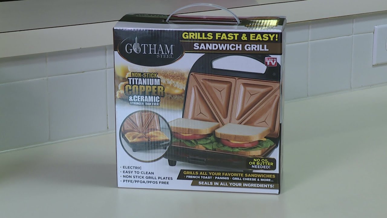 As seen on TV: Gotham Steel Sandwich Maker