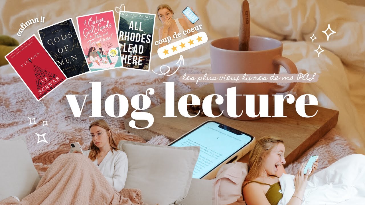 VLOG LECTURE : 4 vieux livres dans ma pal 🫶📚 ( ps : y'a des bangers )