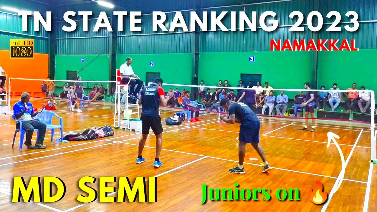 SARAVANAN\PURUSHOTH vs VINAYAKRAM\CHENTHOOR VARSHAN | TN SENIOR RANKING BADMINTON TOURNAMENT 2023