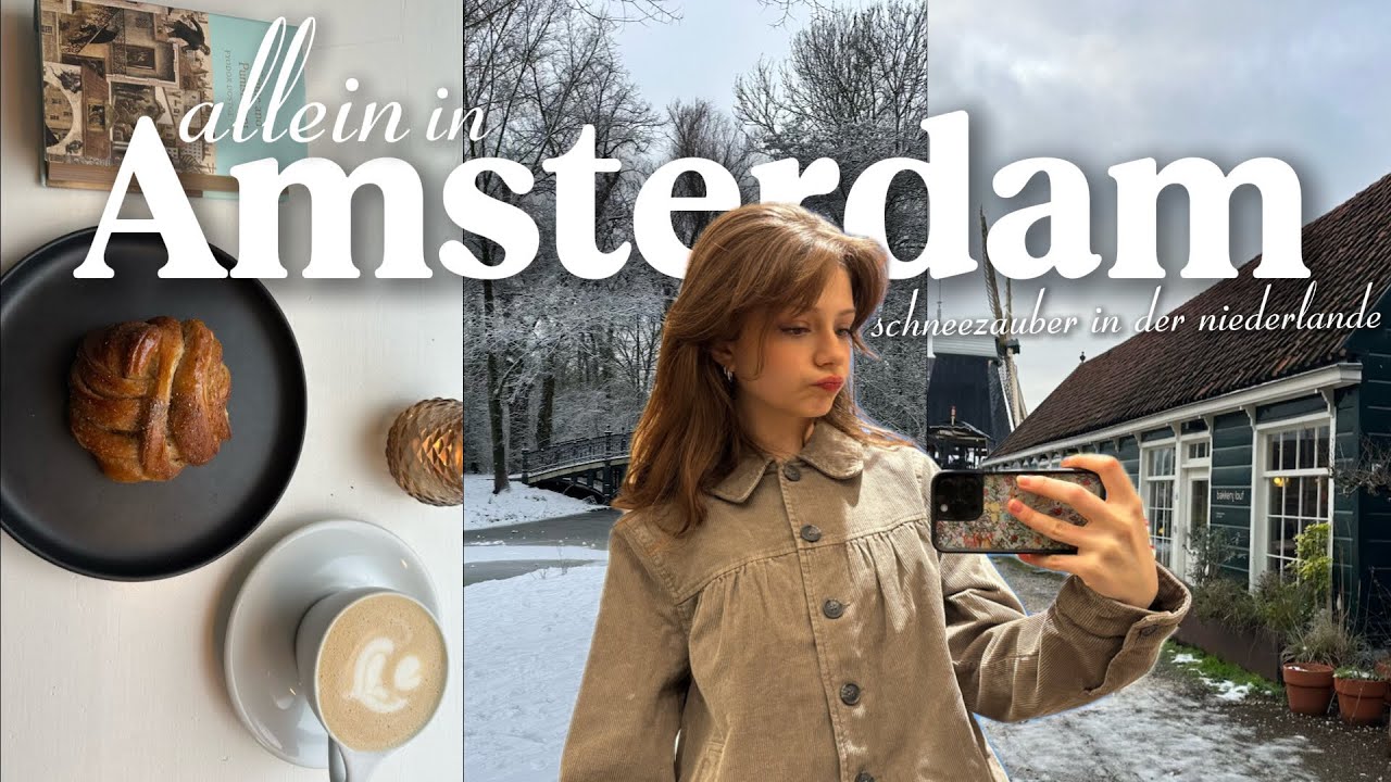 Alleine im verschneiten Amsterdam ☃️ Cafés, things to do und ganz viel Gemütlichkeit ✨