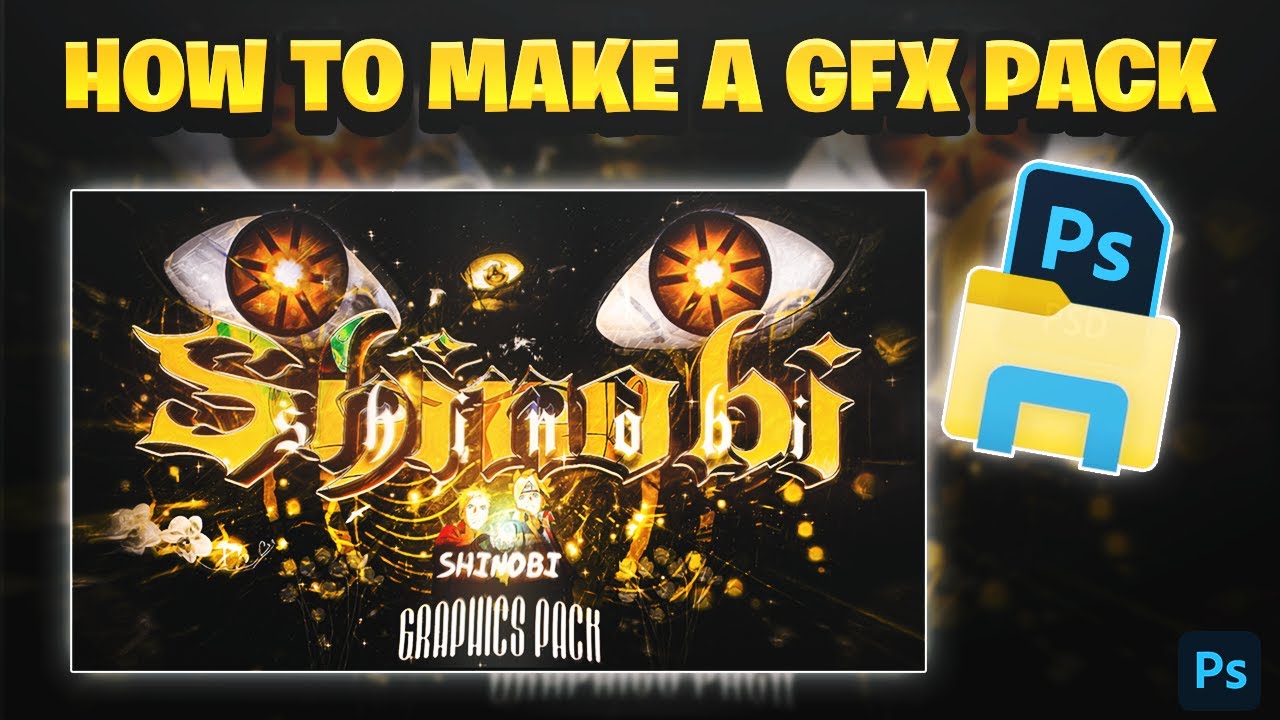 HOW TO MAKE A GFX PACK (STEP BY STEP)