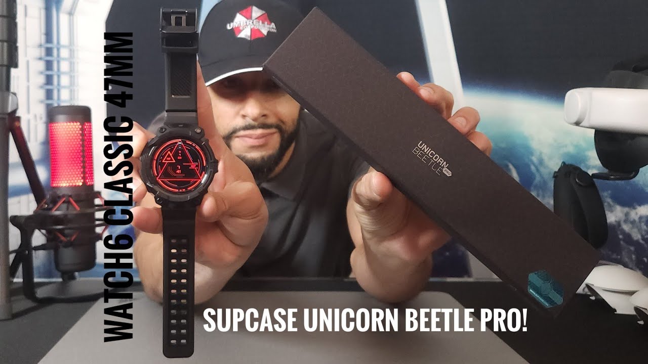 •Samsung Galaxy Watch6 Classic 47MM Meets Supcase Unicorn Beetle Pro Case!