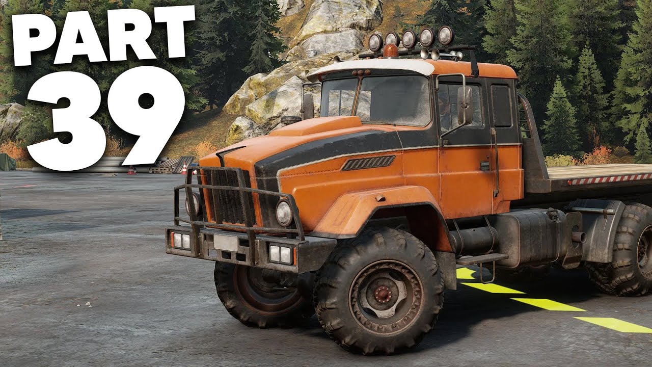 SNOWRUNNER Gameplay Walkthrough Part 39 - HOW DID THAT HAPPEN