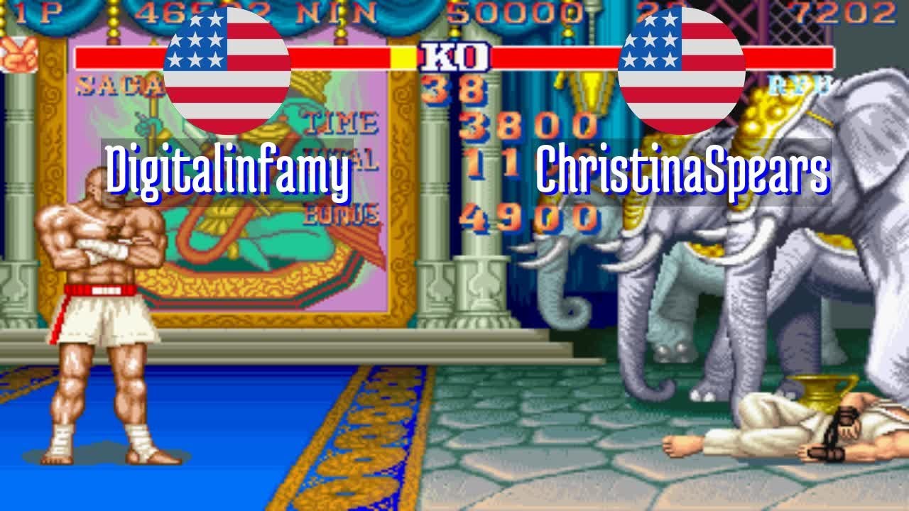 FT5 @sf2hf: Digitalinfamy (US) vs ChristinaSpears (US) [Street Fighter II HF Fightcade] Mar 12