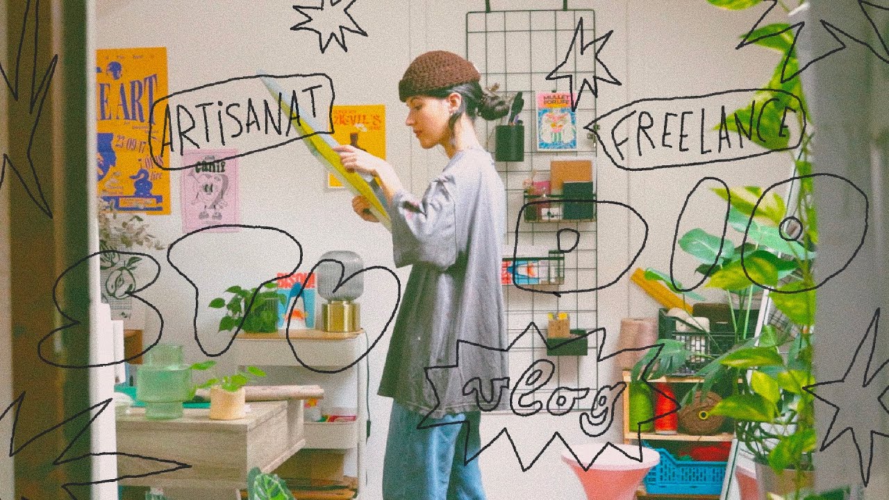 P&eacute;toches, s&eacute;rigraphie cosy, nouveaux projets (+ doutes) - Studio vlog
