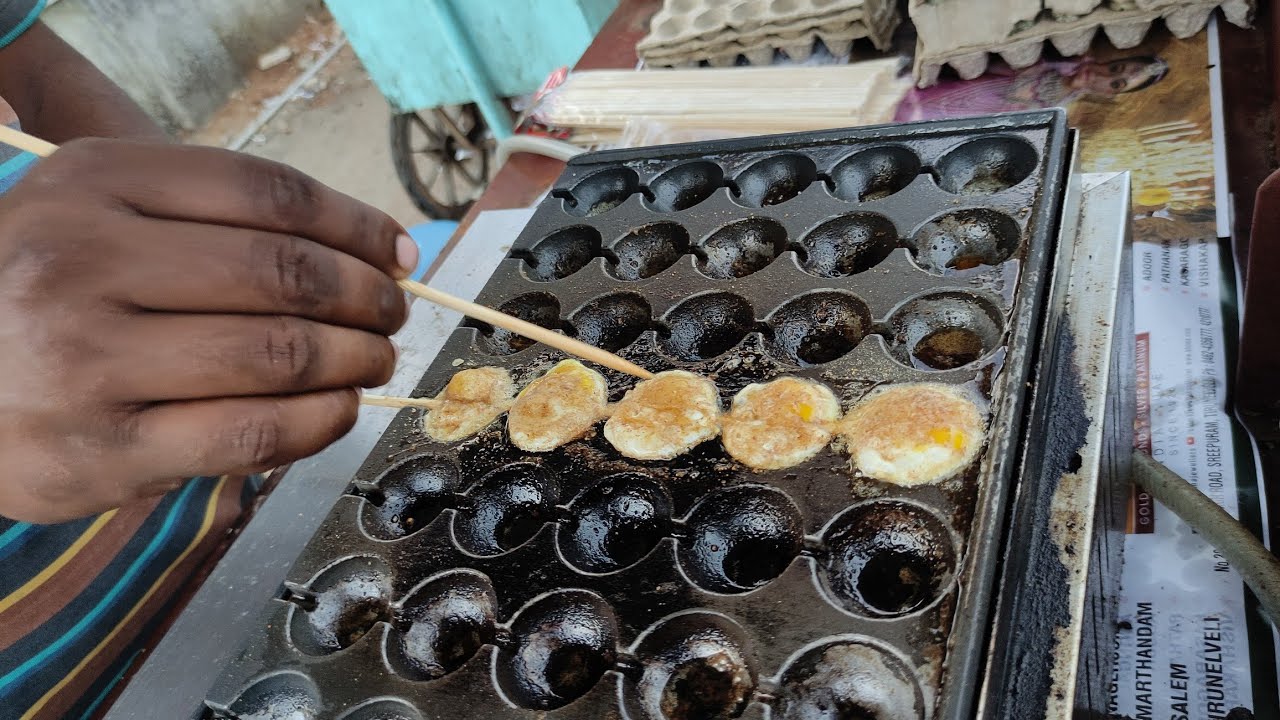 தினசரி வருமானம்  தரும் காடை முட்டை ரோஸ்ட் |   kadai paniyaram sales| quil egg roast daily income |