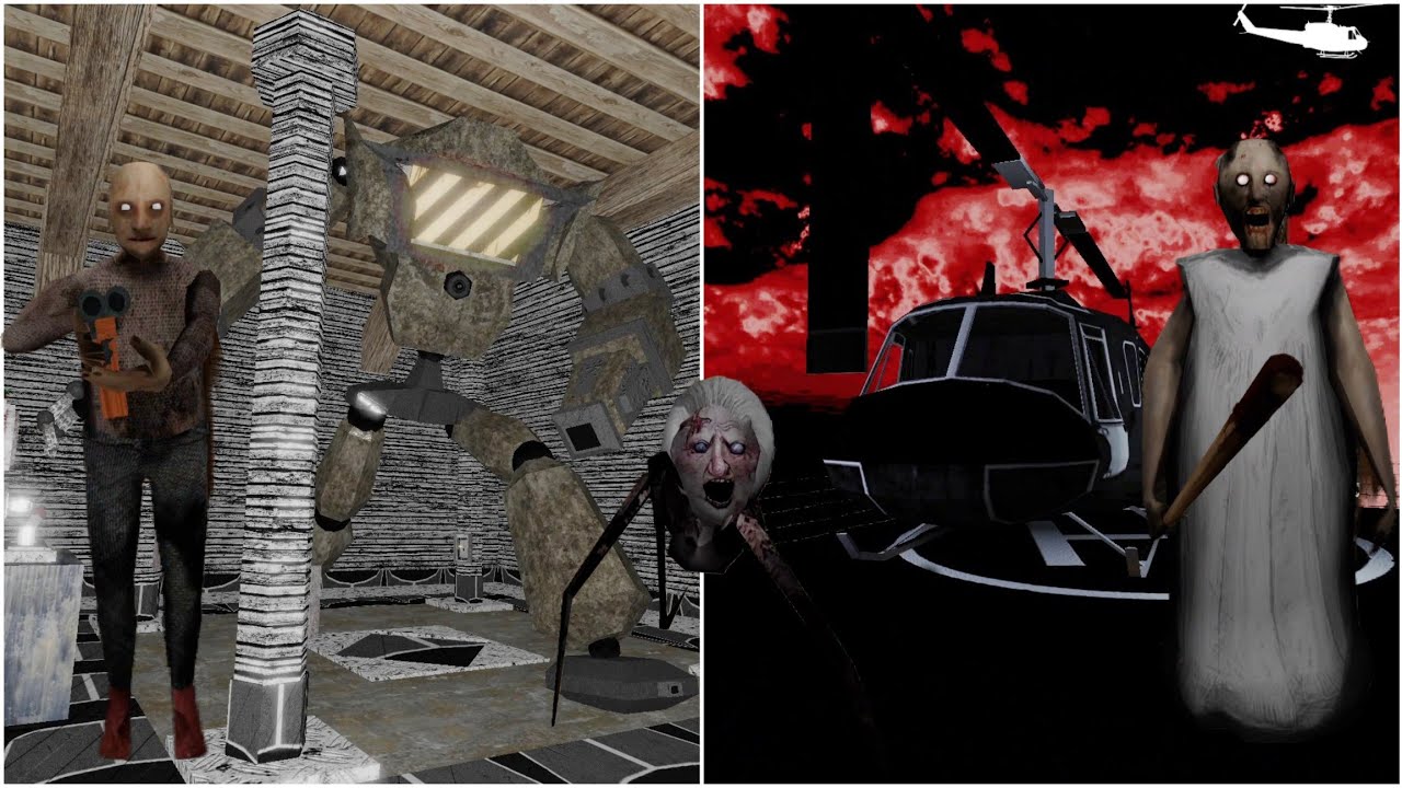 Granny Legacy VS Granny 2 Enhanced in Exe Atmosphere