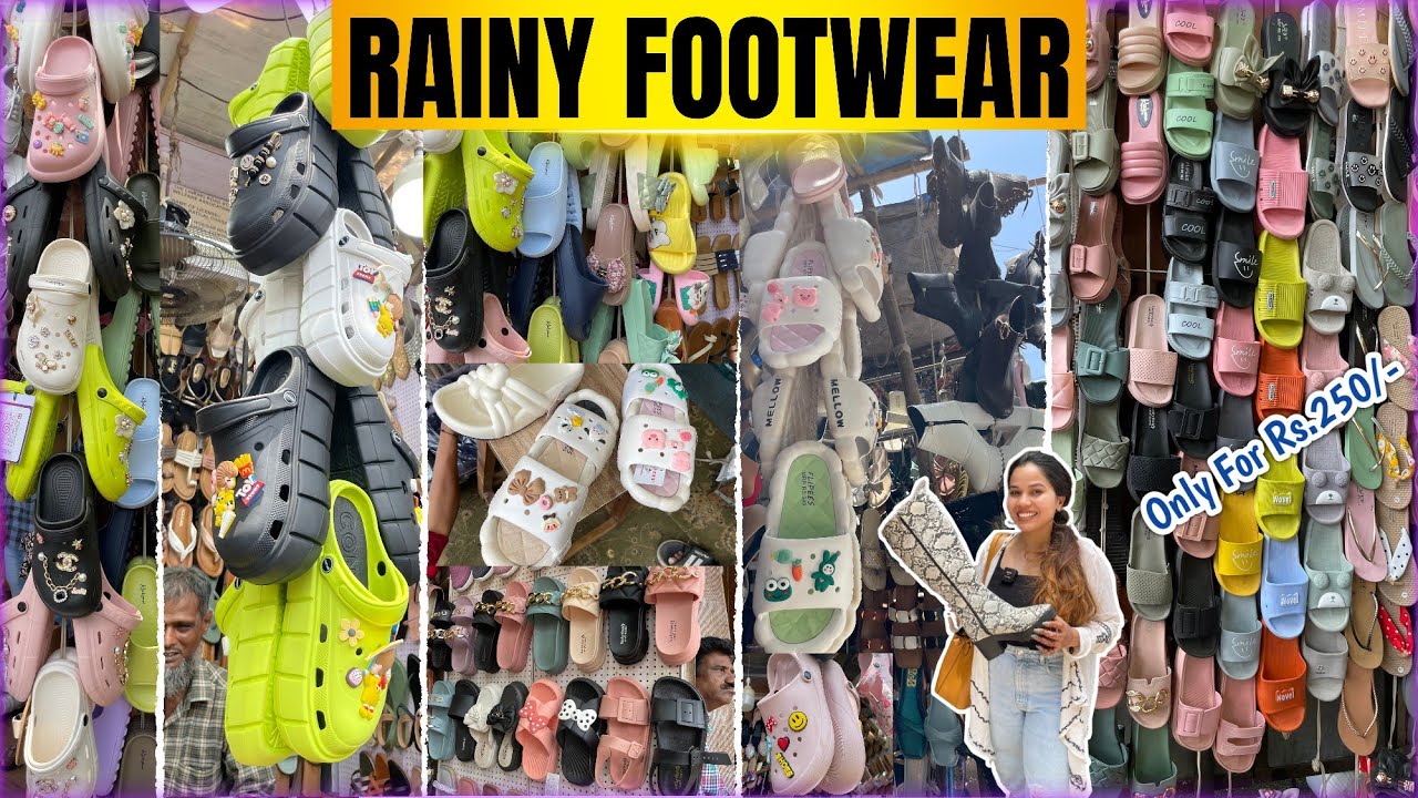Bandra Linking Road Shopping | Rainy Footwear for Women | Cheapest Market in Mumbai