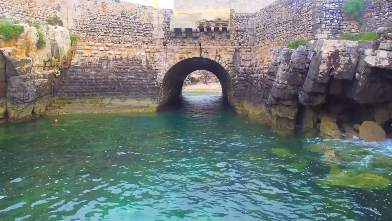 Peniche Portugal by drone view