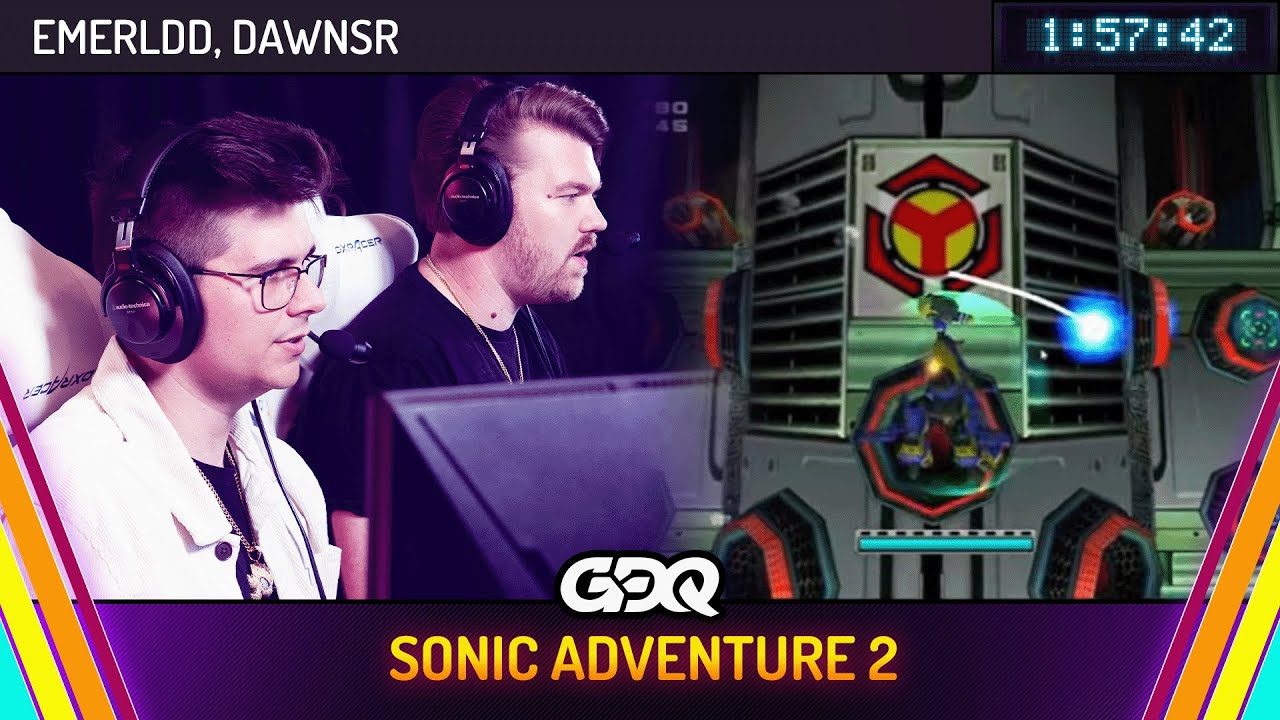 Sonic Adventure 2 by Emerldd and DawnSR in 1:57:42 - Summer Games Done Quick 2025