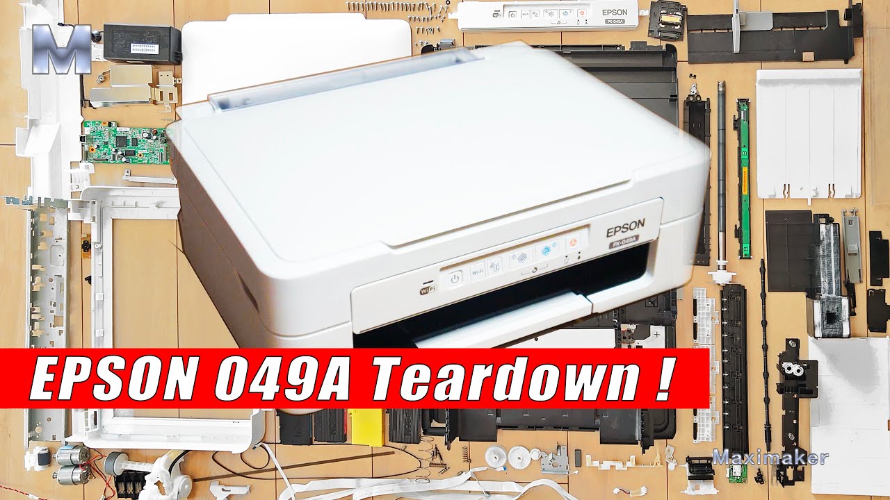 I Brutally Disassembled an EPSON 049A Printer… It Was Insane! – Total Teardown!