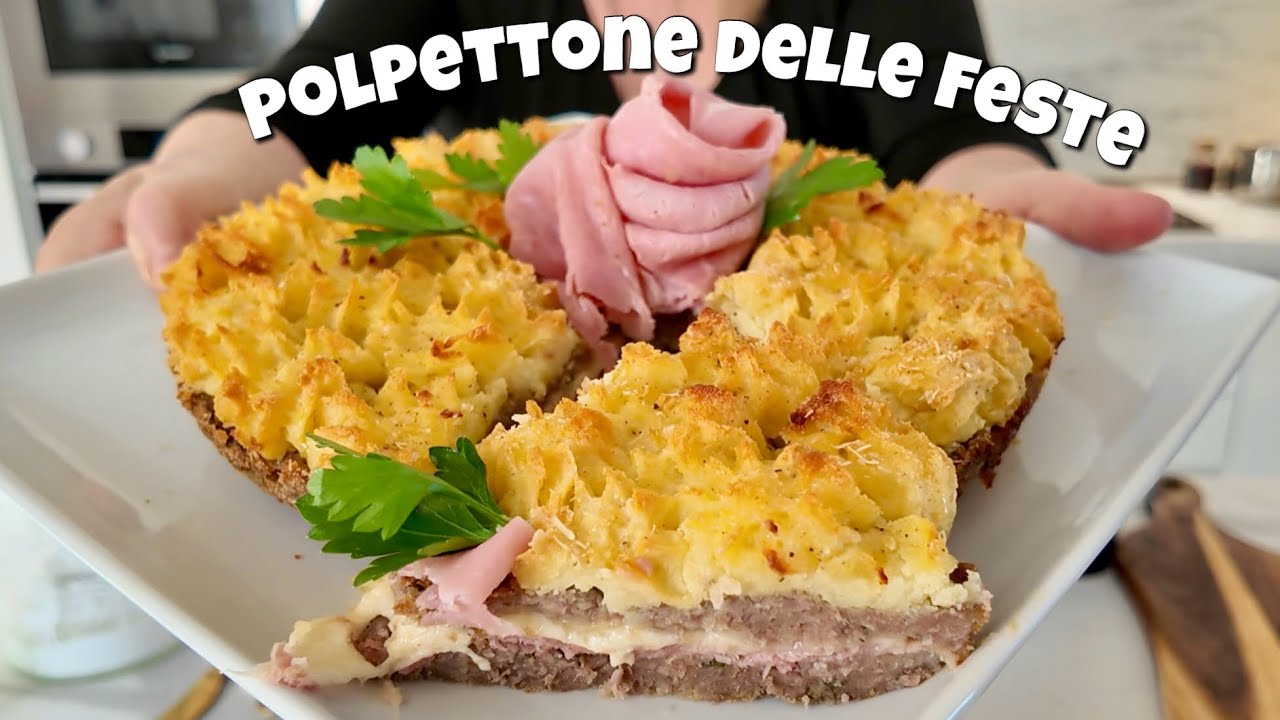 Праздничные фрикадельки с ветчиной, сыром и картофелем «Дюшес»