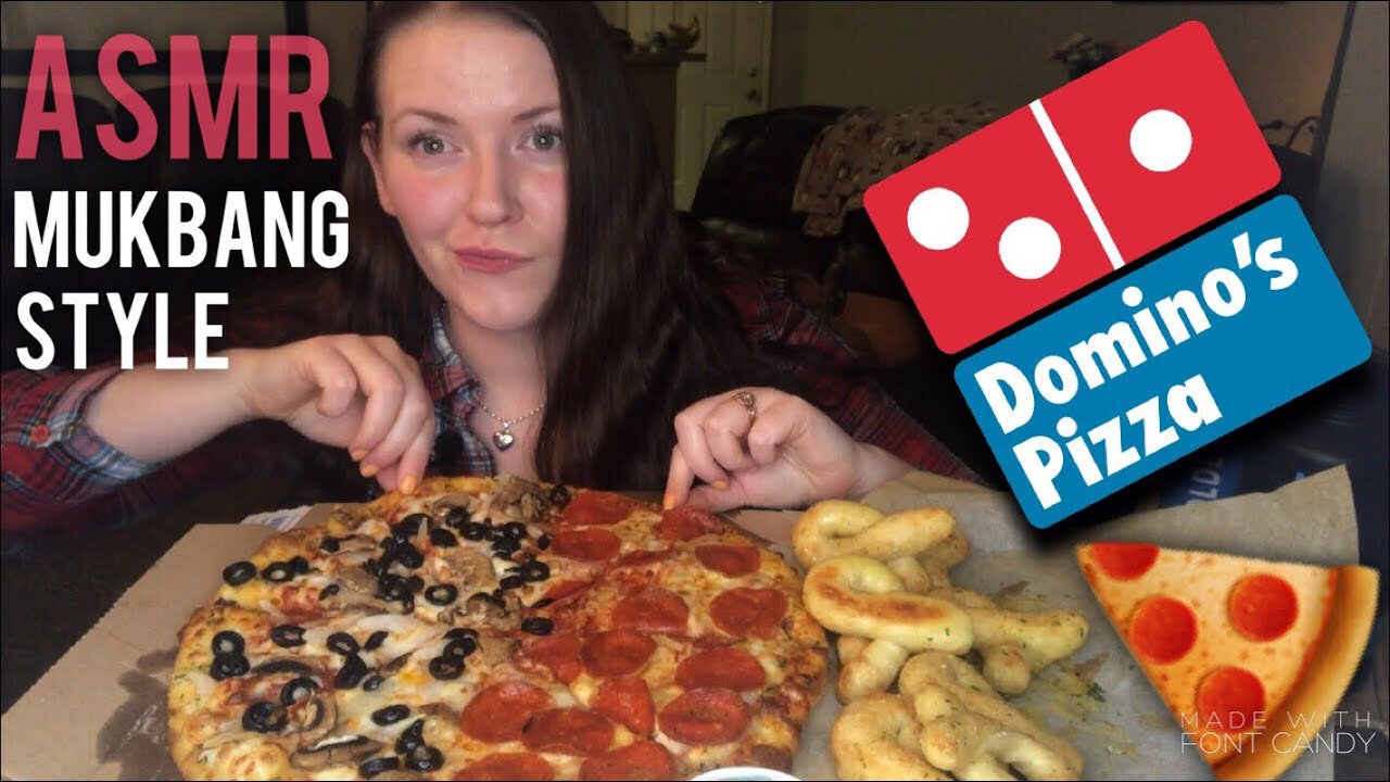 DOMINO’S PIZZA 🍕 ~ 먹방 ASMR Mukbang Eating Sounds