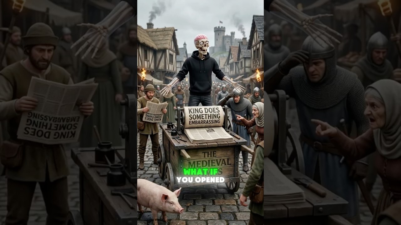 What if you opened a newspaper in medieval times?