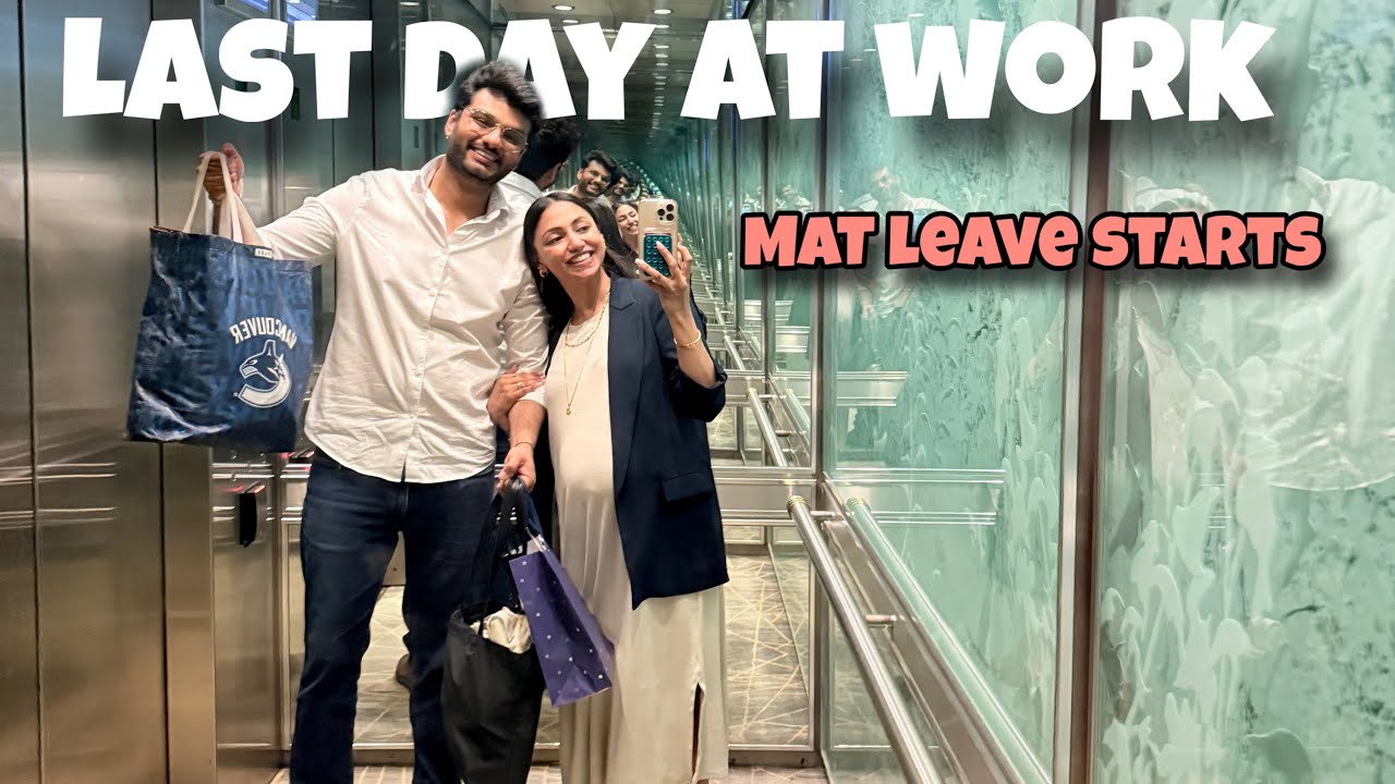 9 Months Pregnant & Still Working! | Last Day at Work in Vancouver Downtown