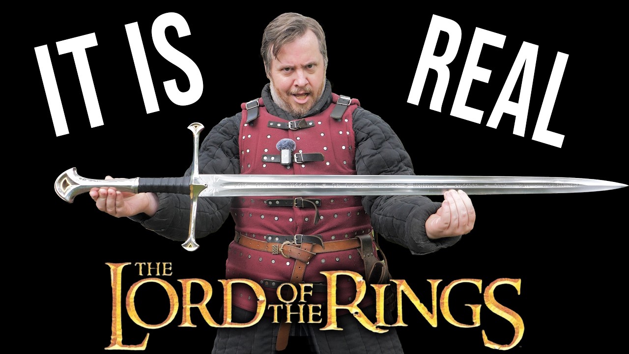 FINALLY! - A real battle ready Anduril - Lord of the rings swordier review