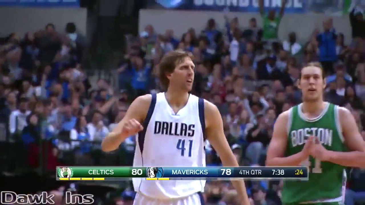 Dirk Nowitzki Taking Over in the 4th Qtr and OT