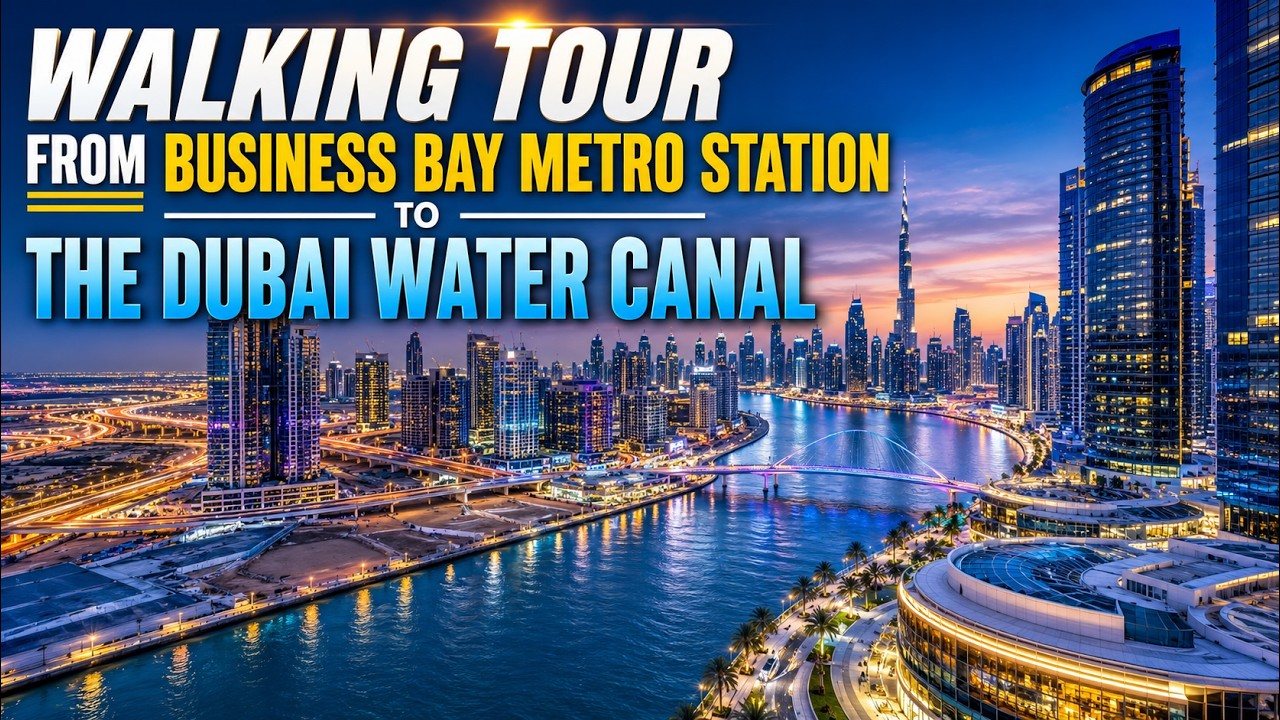 Dubai&rsquo;s New Futuristic Mega-Projects at Dubai Water Canal. #visitdubai #dubaicanal #walking #dubai
