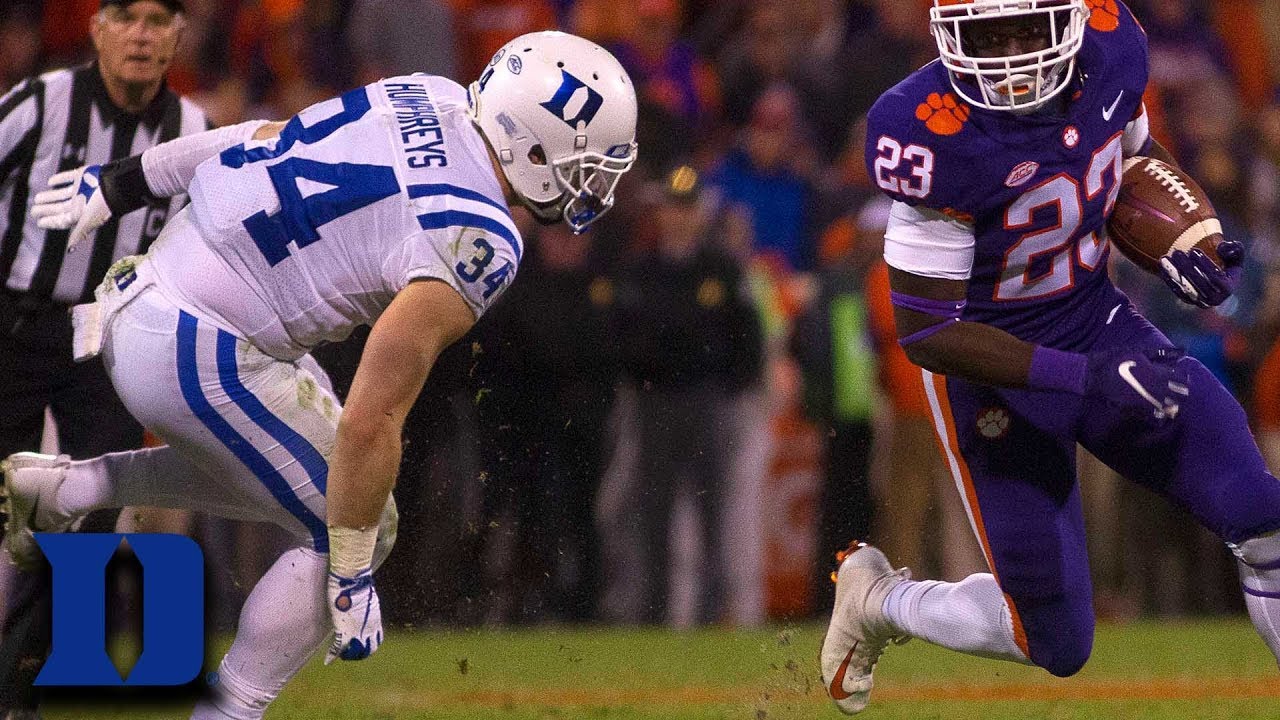 Duke LB Ben Humphreys Top Plays 2018