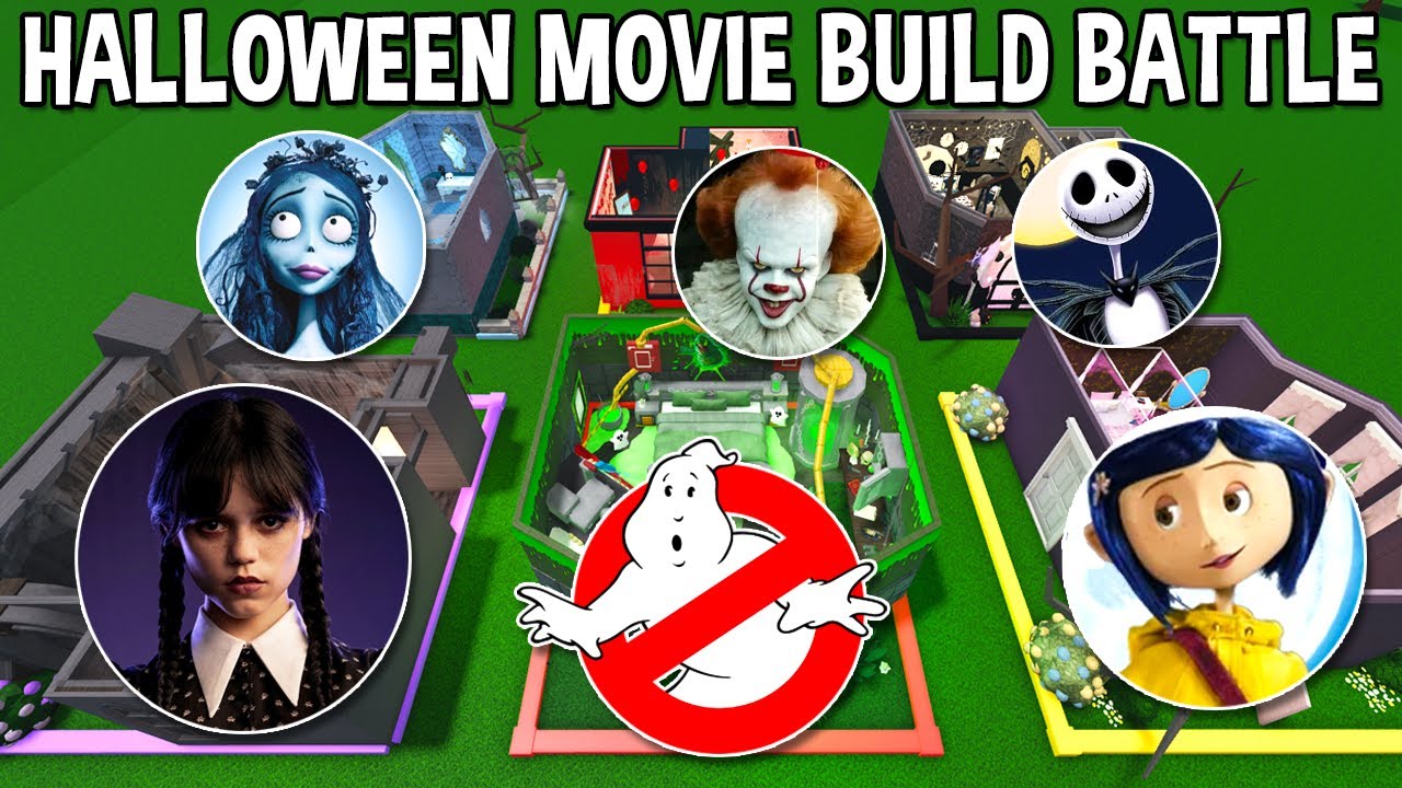 MEGA Halloween Movies Bedroom Build-Off CHALLENGE!