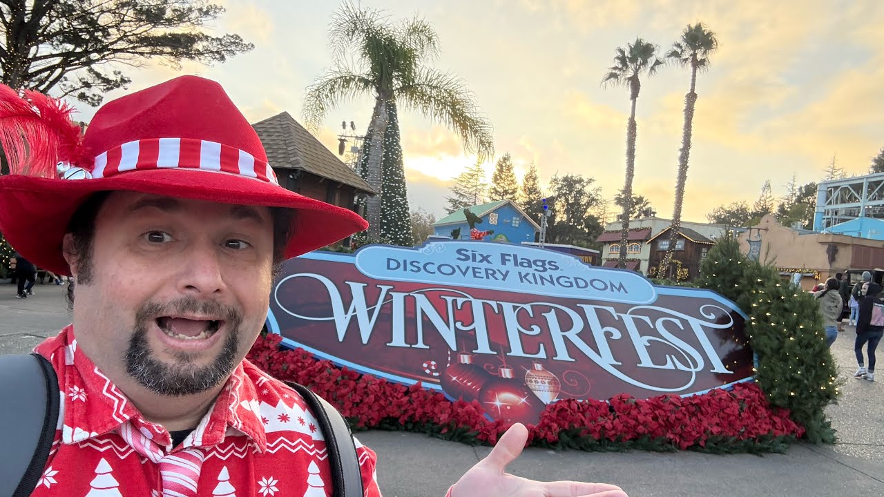 Six Flags Discovery Kingdom’s first Winterfest opening day