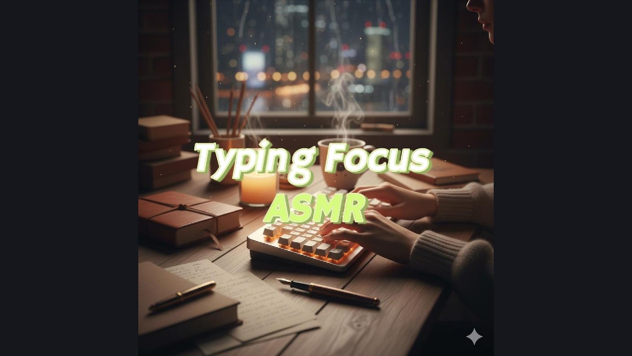 Cozy Typing ASMR for Focus & Relaxation | Study, Work & Sleep Ambience (Mechanical Keyboard Sounds)