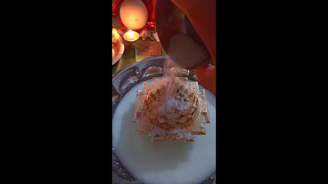 Шри Янтра Абхишека. Shri Yantram Abhishekam.