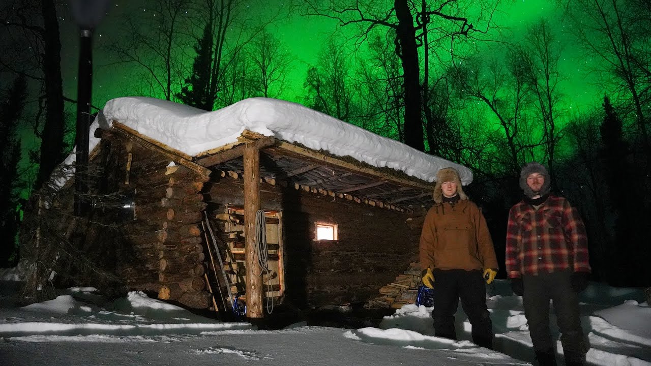 First Winter trip to Remote Alaskan Cabin (-28F) |EP5| 