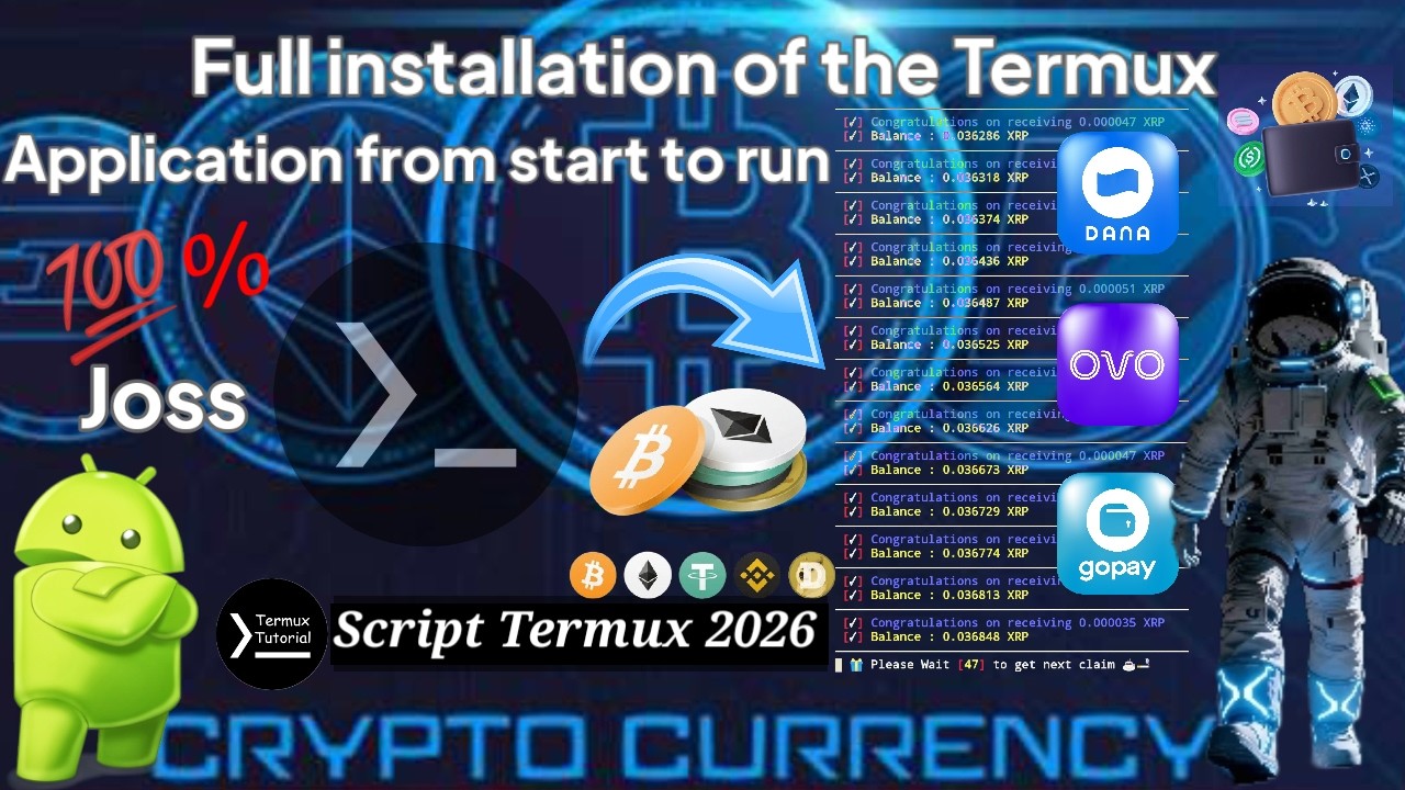 Pemula Wajib Melihat Ini - Cara Setting APK Termux Untuk Nuyul Penghasil Saldo DANA OVO & Lain Lain