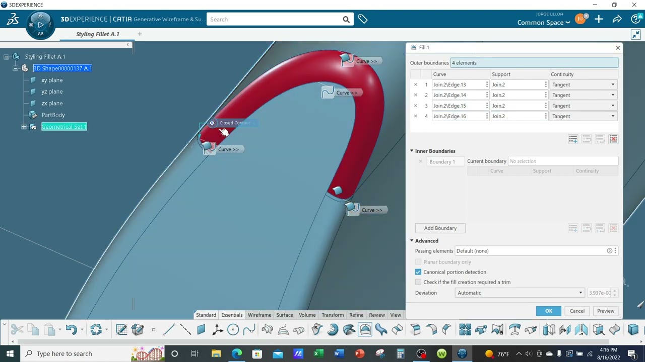 Catia Styling Surface Repair
