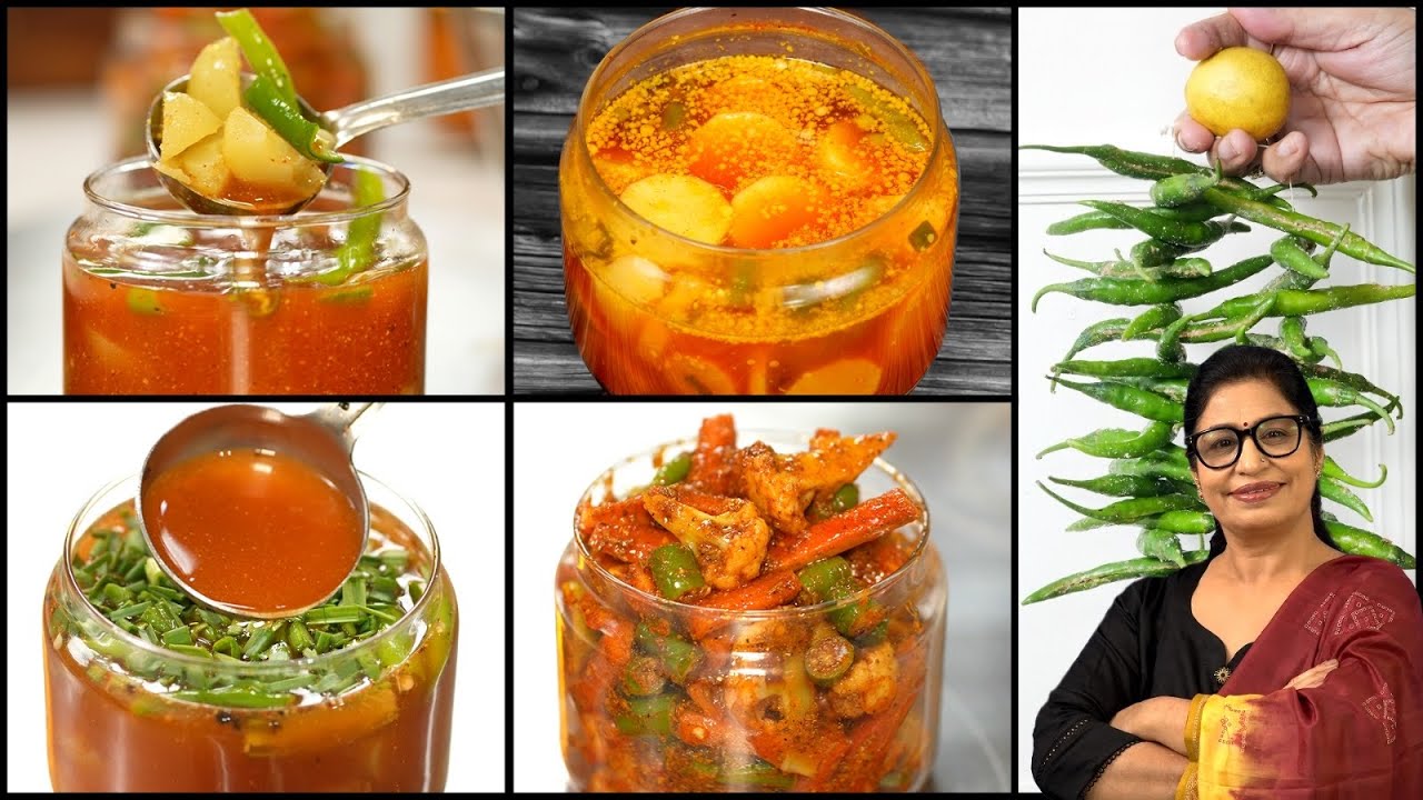 बस ये बना कर रखलो, खाने का स्वाद दोगुना न हो जाये तो कहना | 5 Type Veggies Pickle/Achar Kanji Recipe
