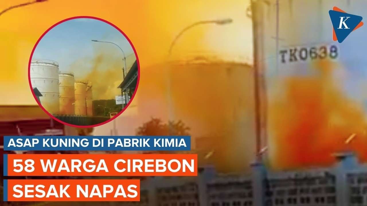 Asap Kuning Membumbung di Pabrik Kimia, 58 Warga Cirebon Sesak Napas